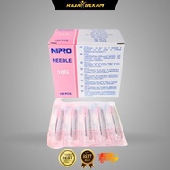 NIPRO NEEDLE 18G x 1 1/2 ″ Jarum fasdhu saiz 18G