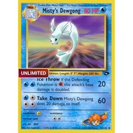 Misty's Dewgong (G2) 54 [EN/U]
