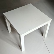 二手 IKEA宜家家居LACK正方形茶几矮邊桌可拆式收納桌白色 55×55×45公分 自取價