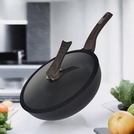 SHCJ生活采家 石墨烯岩紋不沾煎炒鍋 32cm IH爐鍋具