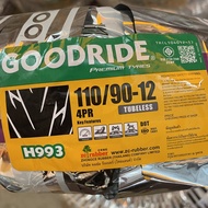 ยางมอเตอร์ไซค์ Goodride ขอบ12 ขอบ 14 H993 ลายสายฟ้า TL ยางเรเดียล ไม่ใช้ยางใน