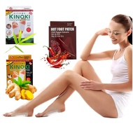 40pcs +Box Hot Foot Patch Chili Papper Extracts Detox Foot Patch Kinoki Detox Clansing Foot Patch Ka