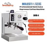 MILESTO EM18 Coffee Machine Semi-Auto Espresso Coffee Machine Italian Coffee Maker Household Commerc