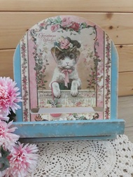 淑女貓咪書架/平板電腦架