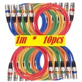10PCS XLR Cable male to female DMX cable Audio Cable