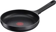 Tefal G61204 Trattoria Pro Frying Pan 24 cm Cast Aluminium Safe Non-Stick Coating Thermal Signal Temperature Indicator Suitable for All Hob Types Suitable for Induction Cookers Black