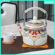 Thick Enamel Pot Kettle Kettle Teapot Water Pitcher Enamel Pot Milk Pot Flat Pot Induction Cooker Applicable to Gas Stove