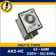 Anly Timer AH2-NC 6S~60M 220VAC with Socket 8-pins / SALE TIMER / JAXHAND