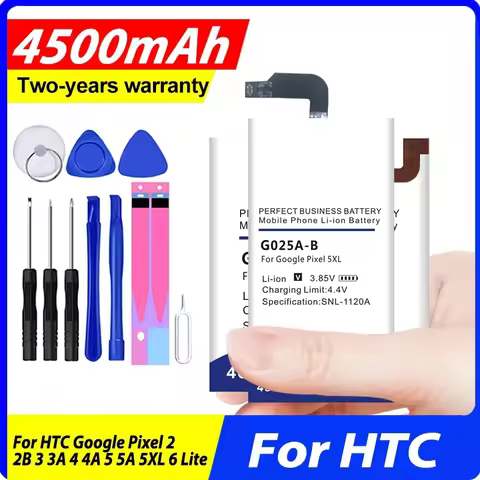New G025J-B G020J-B G011A-B G020E-B G025A-B G27FU GMSB3 Battery GTB1F For HTC Google Pixel 2 2B 3 3A