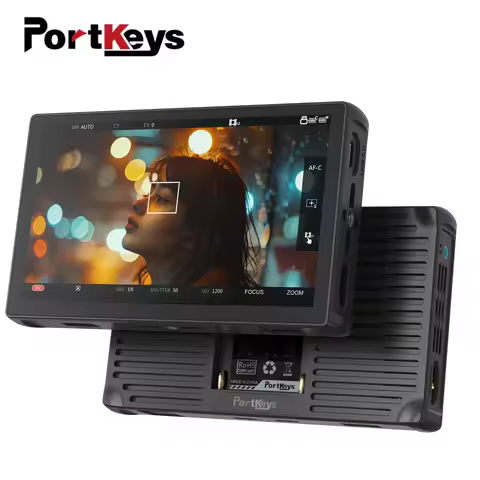 PortKeys LH5C Camera Monitor 800 Nits High Brightness 5.4 inch HD IPS Screen Director Monitor With10