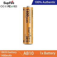 SUPERFIRE AB10 Strong Light Flashlight 18650 Li-ion Battery Charger 1400mAh 3.7v/4.2v