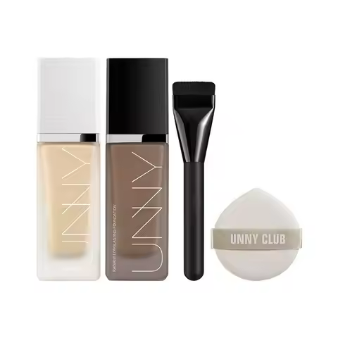 Unny Liquid Foundation Oil Control Makeup Dry Skin Blend Oil Concealer Constant Makeup Powder Cream 