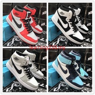 Ready stock Air Jordan 1 kasut Inspired High Cut  sneakers kasut perempuan Men Women Top Couple Wanita casual shoe