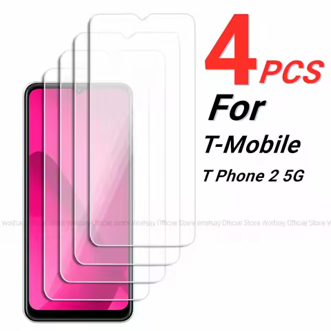 2/4PCS Screen Protector For T-Mobile T Phone 2 5G Tempered Glass For T-Mobile T Phone 2 5G Full Glue