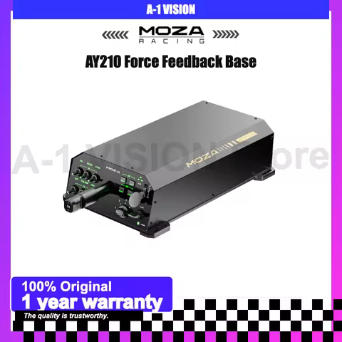 MOZA AY210 Yoke Base unparalleled realism with 9Nm of torque, 210N push force, and 150mm of travel d