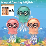 🎁 With Batteries Children's musical Gift toys jellyfish Magical dance colorful lights and automatic 
