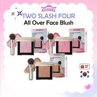 (+BRUSH) TWO SLASH FOUR All Over Face Blush 5.5g – 9 Colors / K-BEAUTY