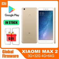 Xiaomi Mi Max 2 6.44inch 4G RAM 128GB 4G LTE 5300mAH Fingerprint Android Cellphone Google play support