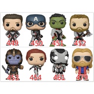 FUNKO POP 449 Marvel Avengers End Game Ironman Captain America Hulk Thor Vinyl Figure Toy 770H