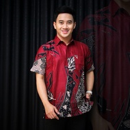 Malaysia Fast Shipping KEMEJA BATIK LELAKI LENGAN PENDEK Batik Shirt Baju Batik Lelaki Size Malaysia