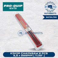 PRO-QUIP Chainsaw File 2 Pcs 5.5 x 200 mm (7/s32") Chainsaw Files 2 Pcs S070L755