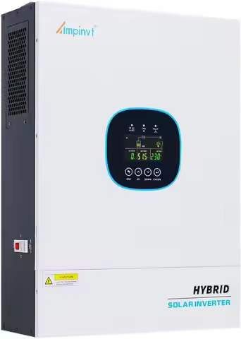 Solar Inverter 5000 Watt 48V to 120V, inbuilt 100A MPPT Solar Charger, Max PV Input 5500W 500Vdc,Off