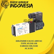SOLENOID VALVE 4V210-08 SELENOID VALVE AIRTAC TYPE 4V210 08 AC220 DC 24/