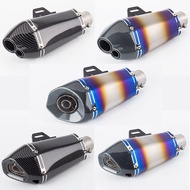 Motorcycle Modified Exhaust Pipe Cone Large Hexagon Exhaust Z250 CBR500RR Z900 ZX6R MT09