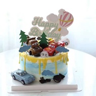 mcqueen racing car cake topper cake decorations toys