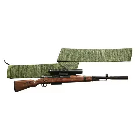 Air Gun Sock Silicone Treated Hunting Shotgun Protection Rifle Cover Bag Case Rifle Holster 5 Colorc