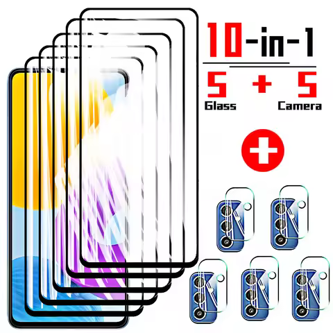 Tempered Glass for Samsung Galaxy M52 5G Screen Protectors Camera Lens Film Svmsung Safety Protectiv
