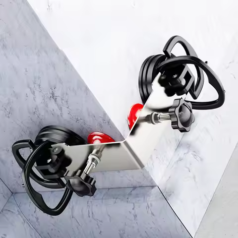 Floor Gap Fixer Tool 90 Degree Heavy Duty Suction Cup Granite Seam Guide Setter Floor Clamp For Join