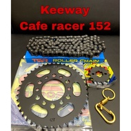 Keeway CAFE RACER 152 SPROCKET SET HEAVY DUTY