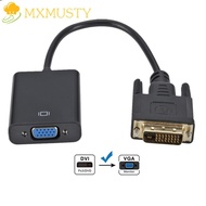 MXMUSTY DVI-D DVI To VGA Adapter, DVI To VGA DVI Input DVI-D DVI To VGA Converter, Small Size VGA Ou