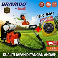 APACHE TurboCUT® BG328 | MEGA Heavy Duty Mesin Potong Rumput | Backpack Brush Cutter | Grass Trimmer