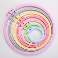 Adjustable Embroidery Hoop | Candy Color ABS Cross Stitch Hoop | Bingkai Sulaman / Aksesori Sulaman 