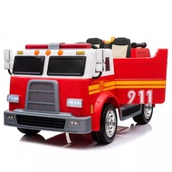 Kids ride on car big fire truck with water gun children electronic 24V battery car
