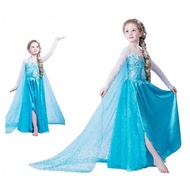 Frozen Princess Elsa Dress for Kids Baju Dress Birthday Party Budak Perempuan / Accessories Set