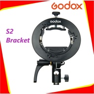Godox S2 Speedlite Bracket for Godox AD200Pro, AD200, AD400Pro, for V1 Round Head Speedlite, V860II 