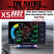 XS Revolution OBD2 Boost Gauge – GPS Speedo G-Force Gyro Meter