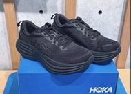 👟 Hoka One One Bondi 8 輕便緩震長距離公路跑步鞋 黑色