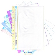 Seeder 11 Holes 10/20/30 Pieces Pastel Folder A4 File Folder+Business Card Bag 01-411/412/413 Series