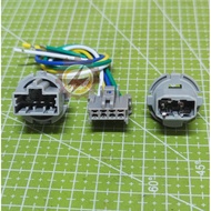 3PIN HONDA BRAKE LAMP T20 / 7443 BULB HOLDER + SOCKET