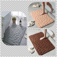 Anti slip keset kaki motif batu 60cmx40cm bagus untuk kamar mandi.