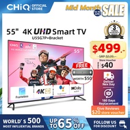 CHiQ U55G7P 4K UHD Android 11 Smart TV |55 Inch|Google TV| Google Assistant |Frameless Display |Inbuilt Chromecast|HDR10