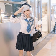 Kamisato Ayaka cosplay HEYTEA Linkage  Ayaka Kamisato cosplay Kamisato Ayaka JK Uniform genshin impa