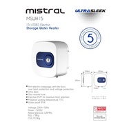 Mistral 15L Electric Storage Water Heater - MSWH15 (5 Years Warranty On Heating Element)