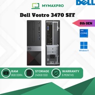 PC i7 Dell Vostro 3470 SFF Intel Core i7 (8th Gen) / 8GB RAM / 240GB SSD / Win 10 Home (Refurbished 