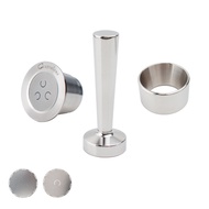 【LOVEEE】 Capsulone 3rd Stainless Steel Metal Capsule Compatible Nespresso Machine Refillable Reusabl