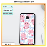 Phone Case - Strawberry Bear Printed Case for Samsung Galaxy C5 pro